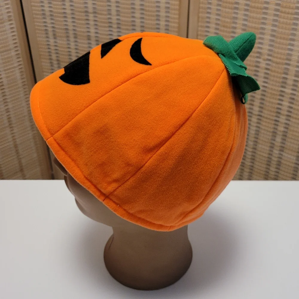 Halloween Pumpkin Hat, Halloween Party Cap, Funny Pumpkin Cap, Show Prop